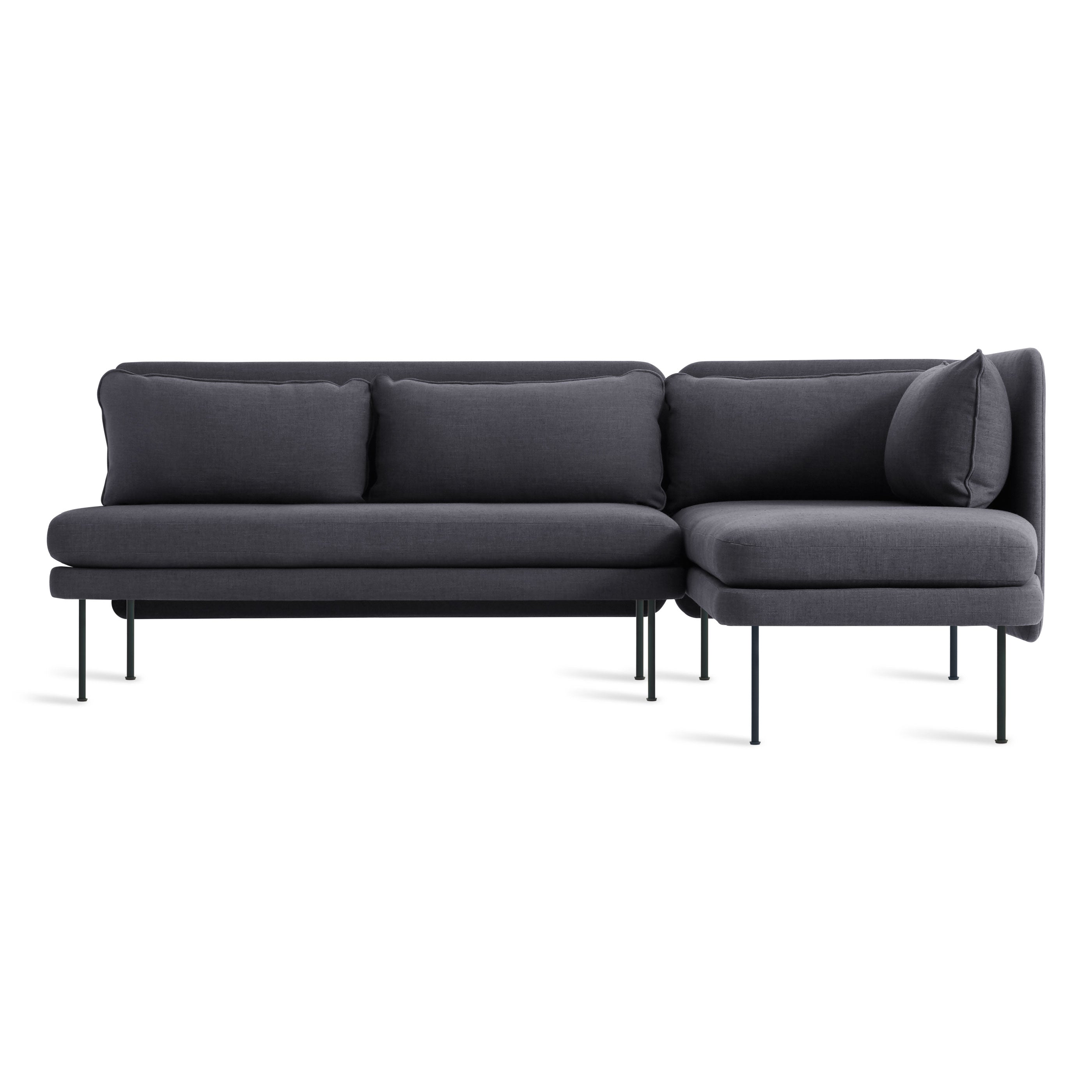Bloke 92" Armless Sofa Chaise Sectional