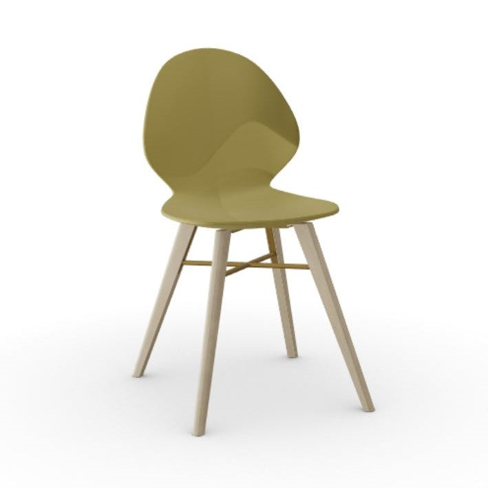 Basil Metal Wood Chair