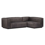 Cleon Small Leather Modular Sectional Sofa
