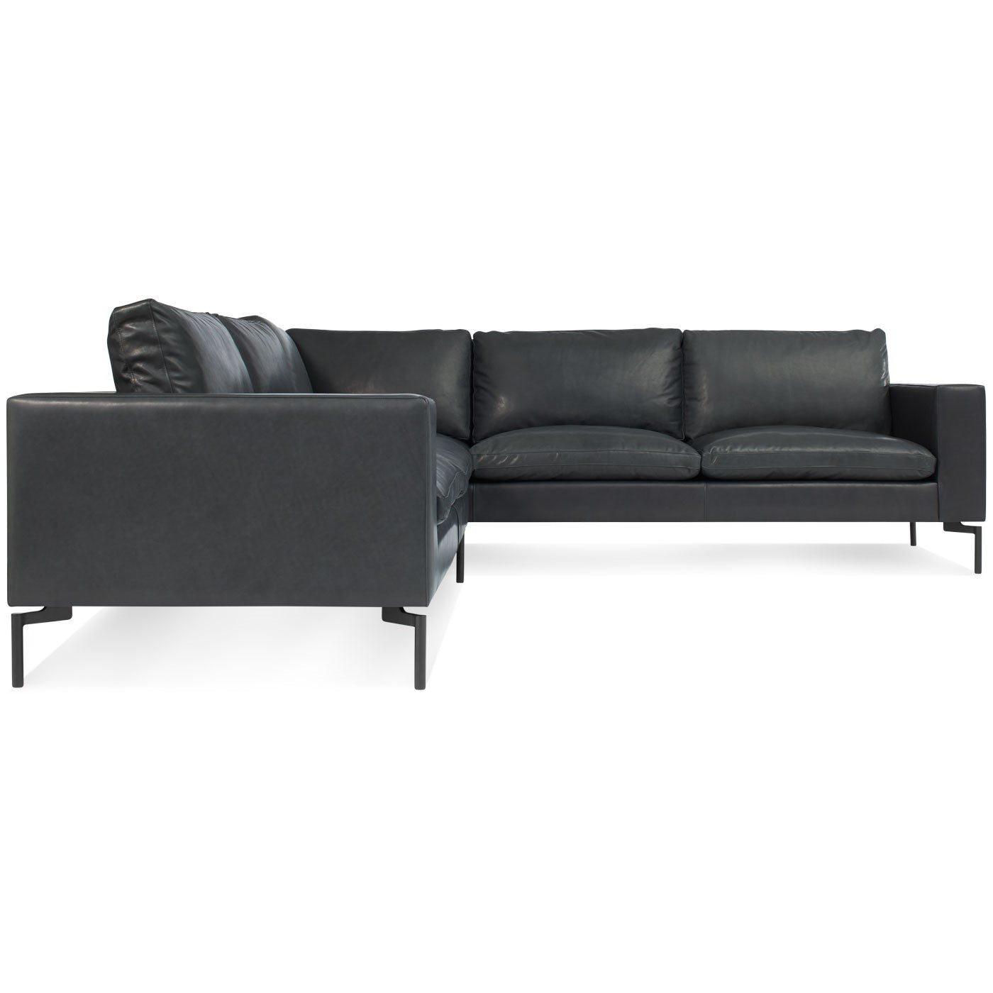 New Standard 102" Leather Sofa Sectional
