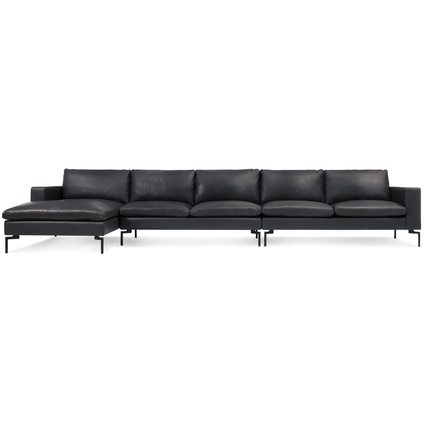 New Standard 165" Leather Sofa Sectional
