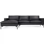 New Standard 105" Leather Sofa Sectional